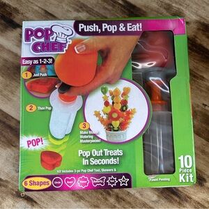 Pop Chef 10 Piece Kit - Orange and White